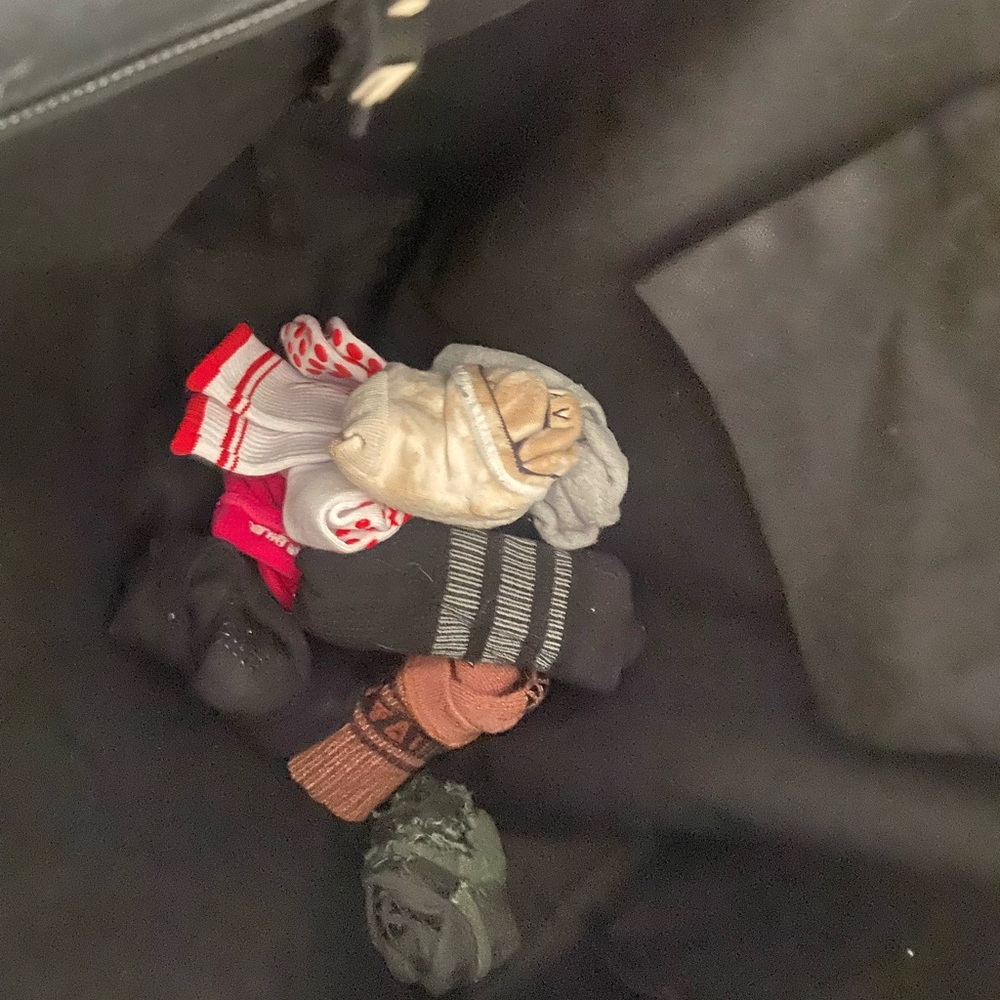 Black Tote Bag filled with Pilates Socks - Picture 2 of 2